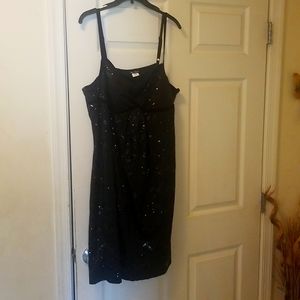 Black sequined dress 3x petite